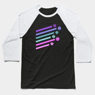 Vaporwave Dice Set Tabletop RPG Baseball T-Shirt